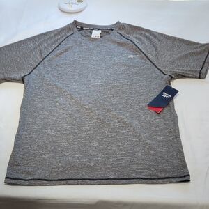 Reebok Men's Heathered Gray Short Sleeve Tee